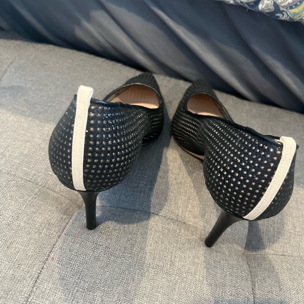 Sarah Jessica Parker SJP Black Sparkly Women's Heels - Picture 6 of 10